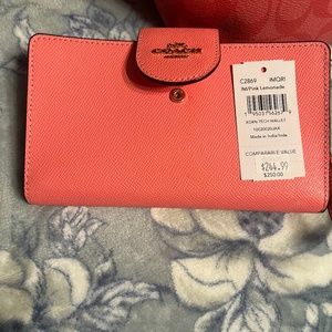 Coach Pink Lemonade Wallet